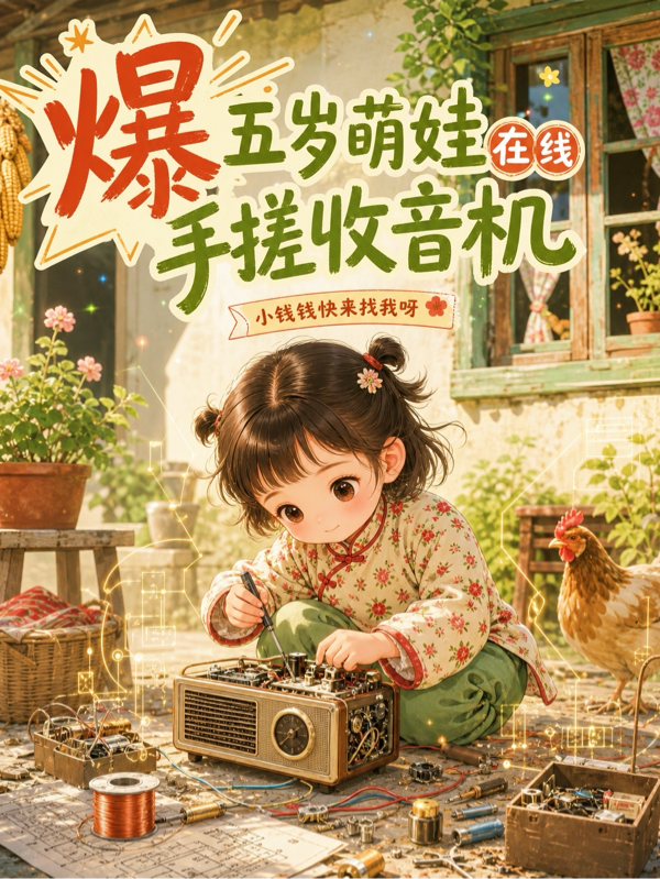 爆！五歲萌娃在線手搓收音機 封面