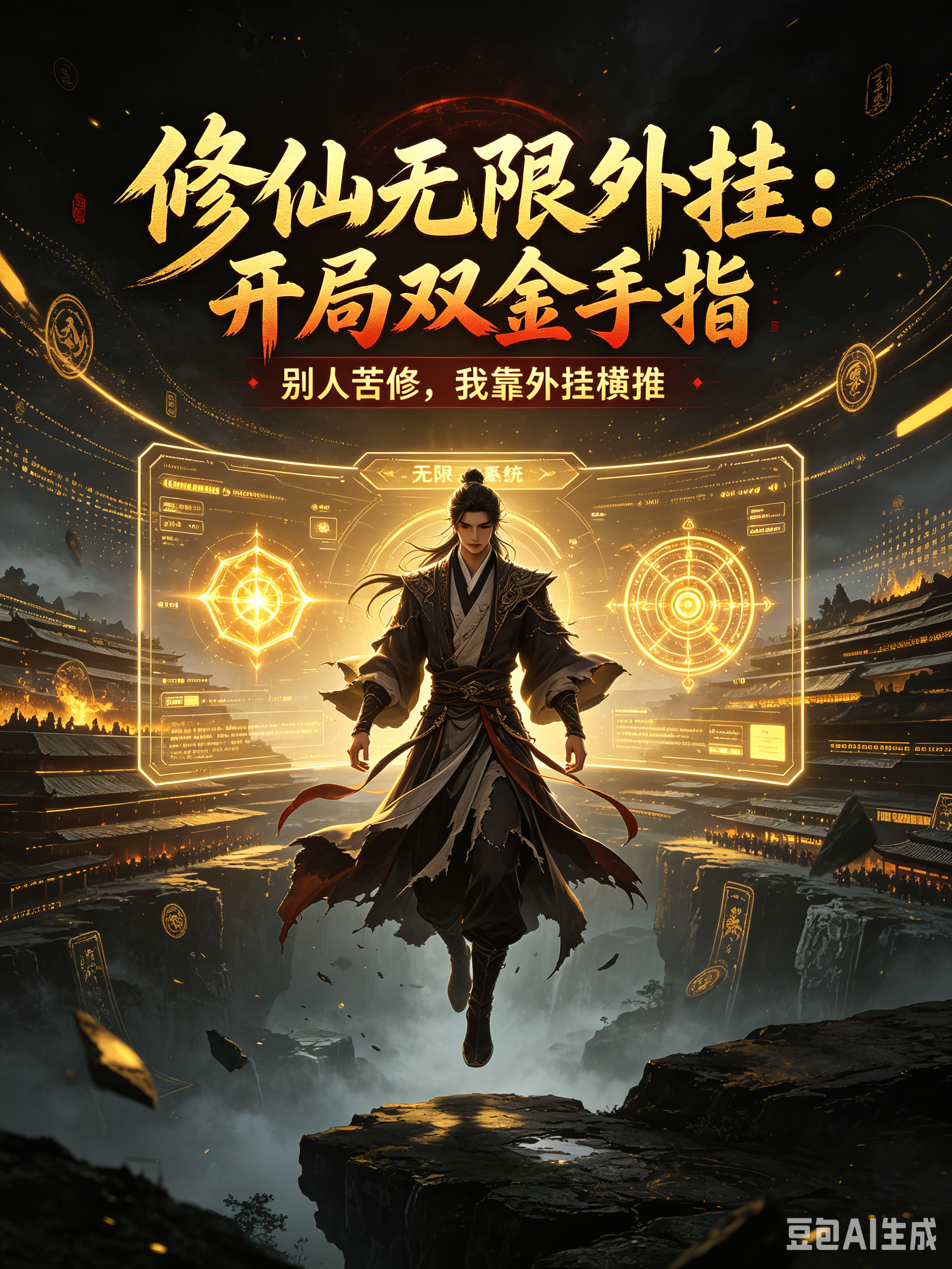 修仙無限外掛：開局雙金手指 封面