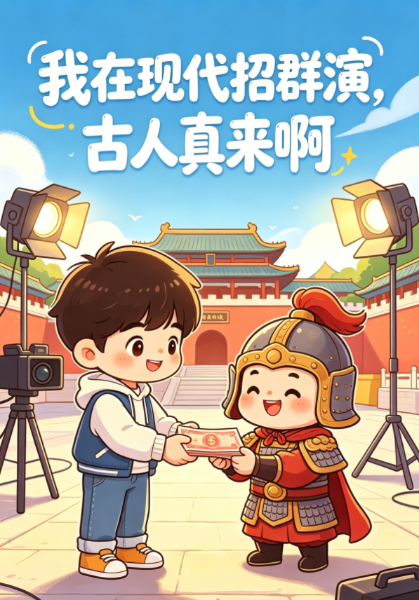 我在現代招群演，古人真來啊 封面