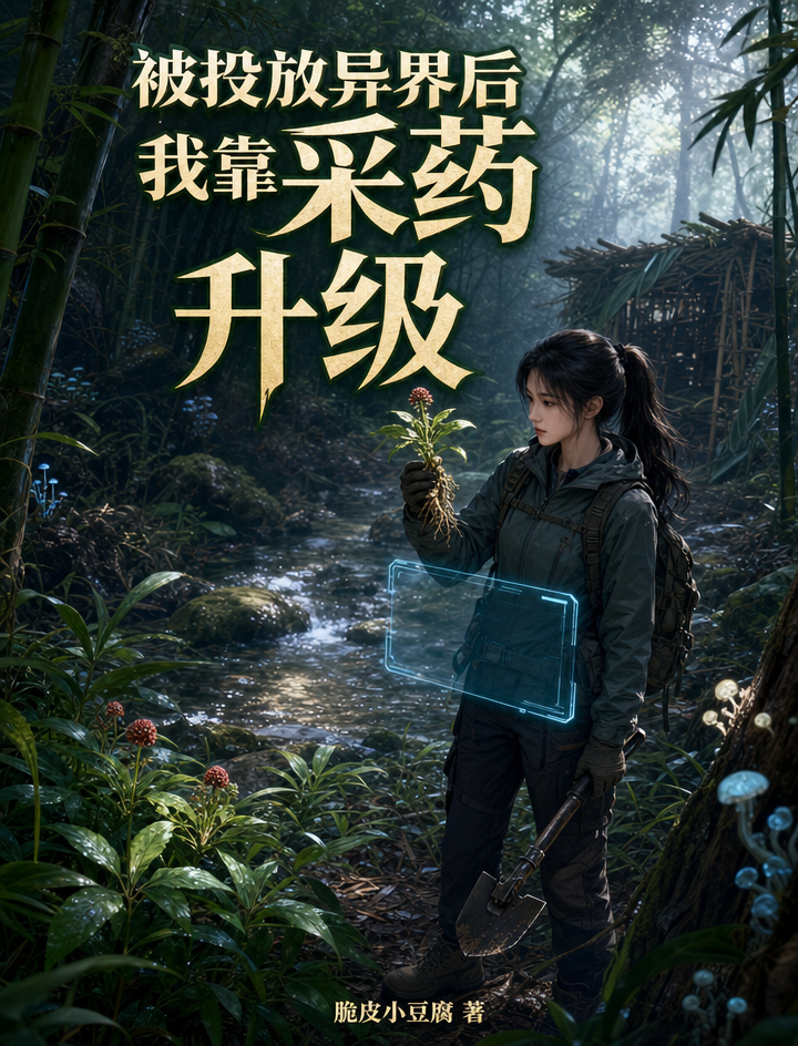 被投放異界後，我靠采藥升級 封面