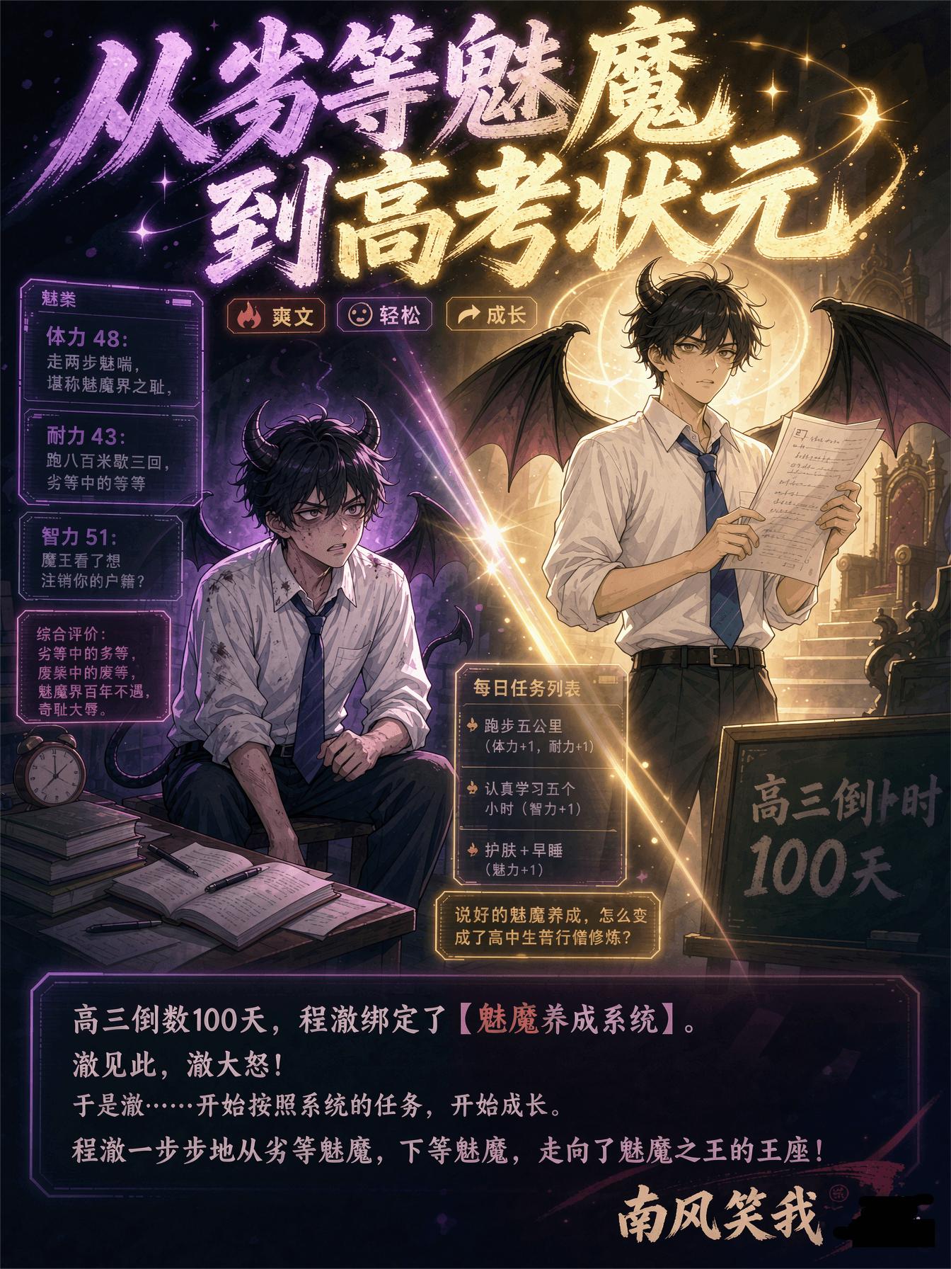 從劣等魅魔，到高考狀元 封面