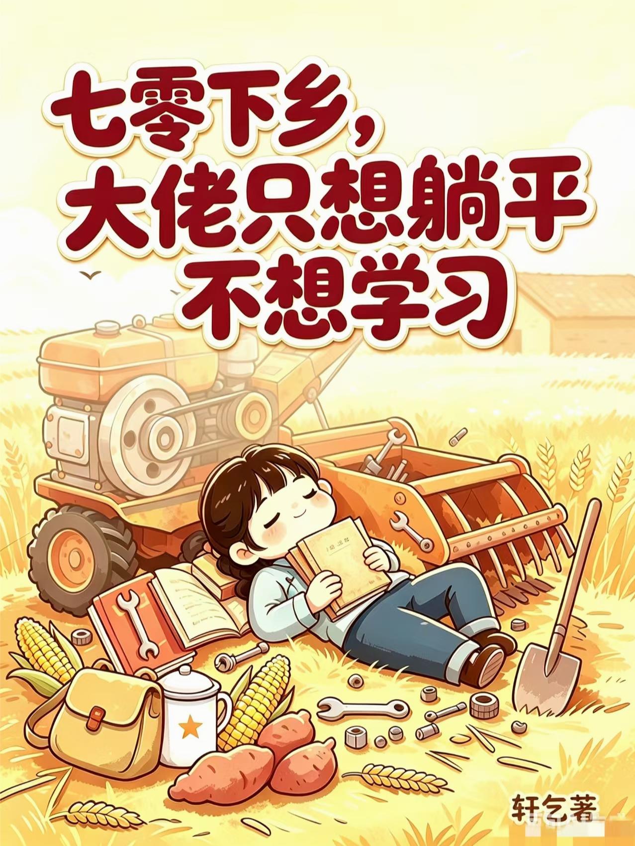 七零下鄉，大佬隻想躺平不想學習 封面
