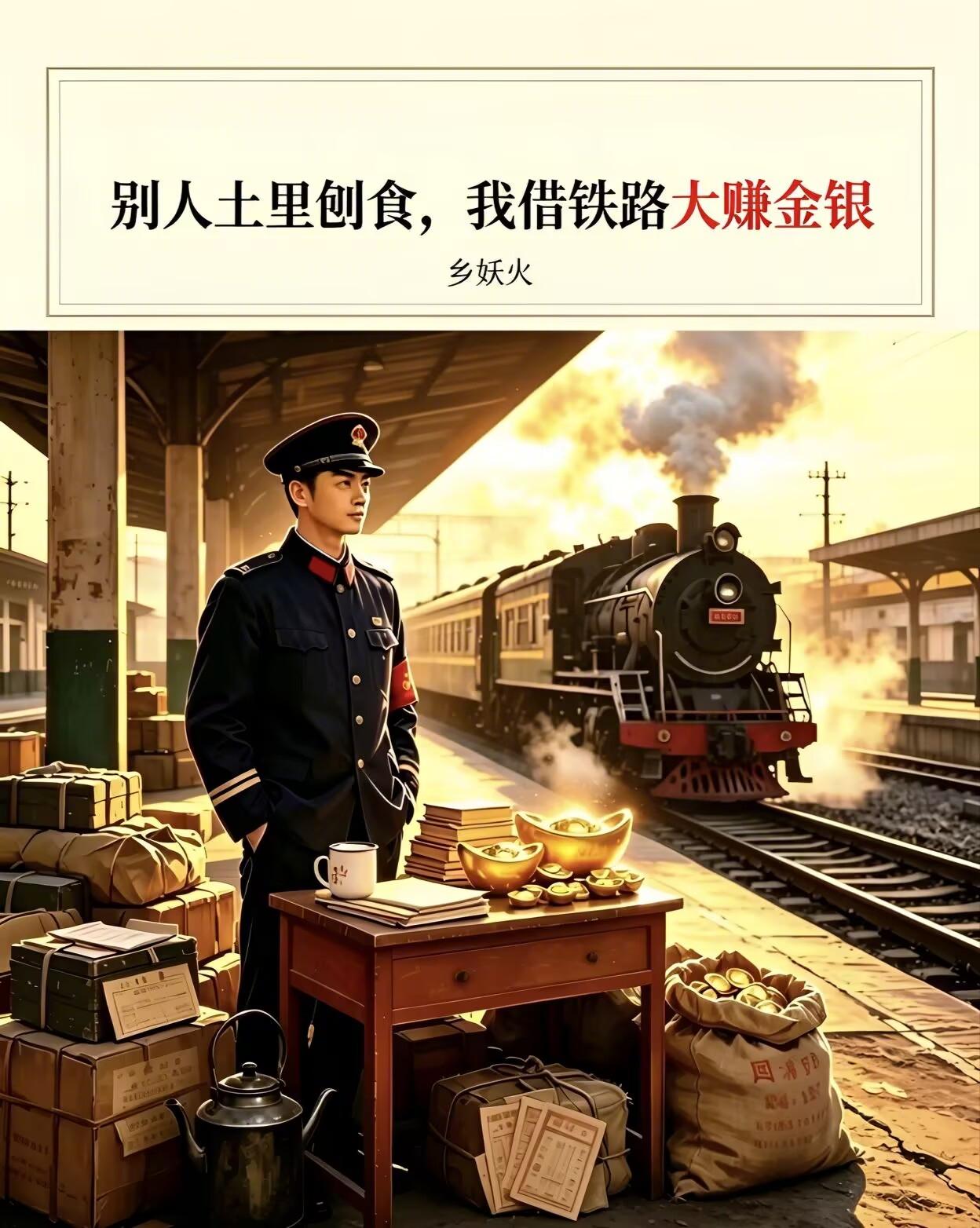 別人土裡刨食，我借鐵路大賺金銀 封面